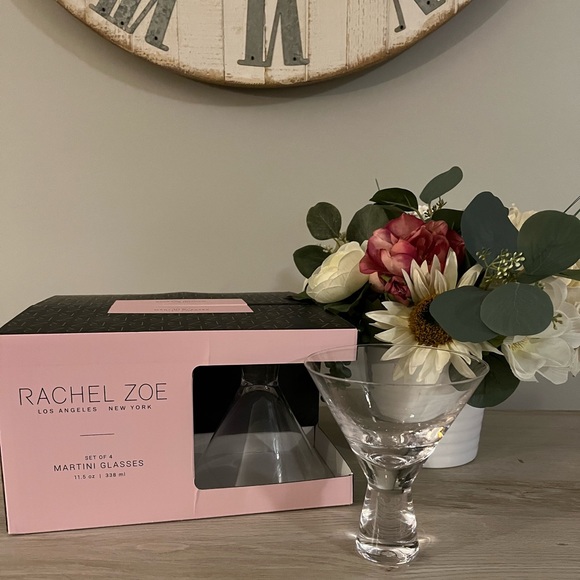 Rachel Zoe Other - ❌SOLD Rachel Zoe New York Prism Stem Martini Glasses